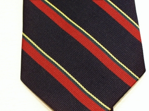 Royal Marines polyester striped tie - Click Image to Close
